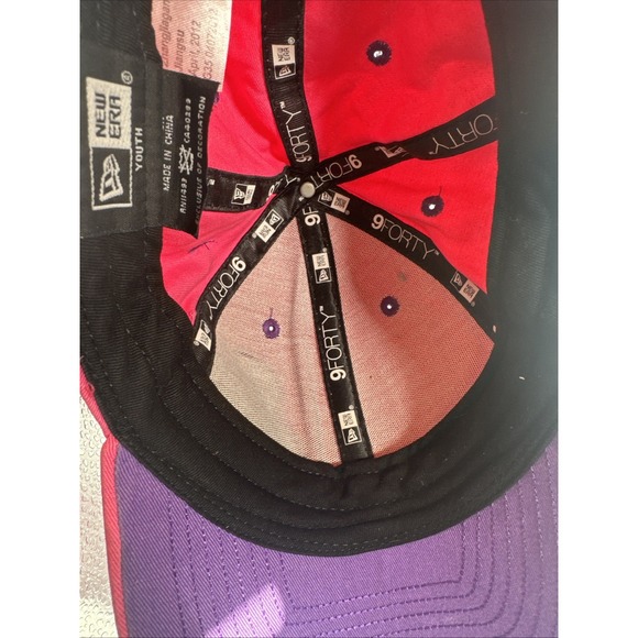 Youth Era Pink Floral ECU Pink Pirate Logo 9Forty Adjustable Hat - Picture 7 of 10